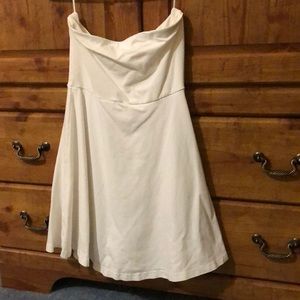 SALE!! Express strapless white dress